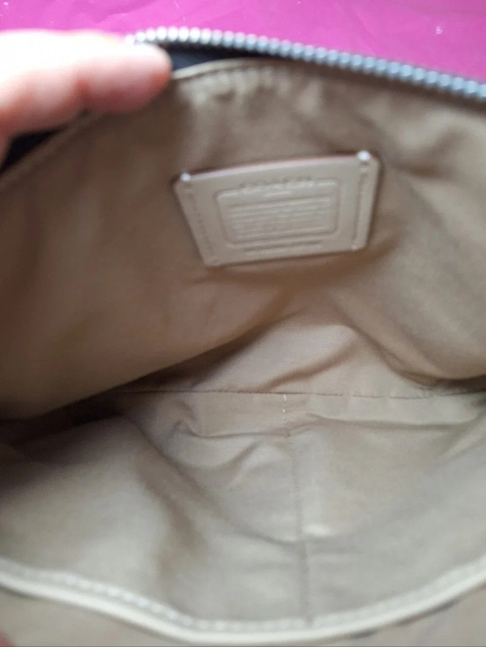 Coach Carry All Pouch NWOT